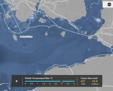 Интерактивная карта National Geographic показывает пугающее будущее Земли