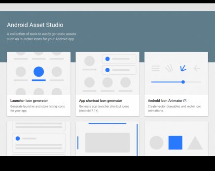 Android Asset Studio — онлайновый генератор значков для мобильных приложений